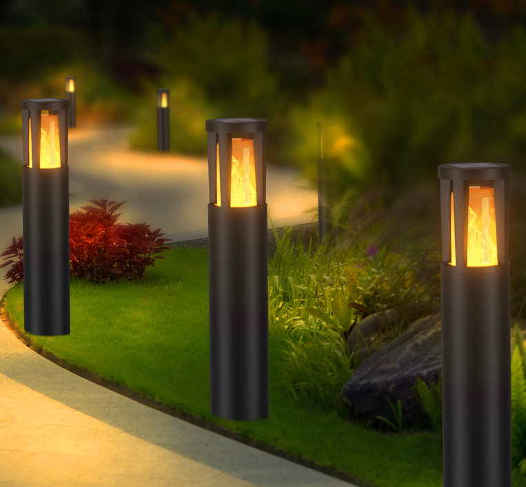 Mga bagong produkto, Outdoor Waterproof Hollow Out Garden Flame Light