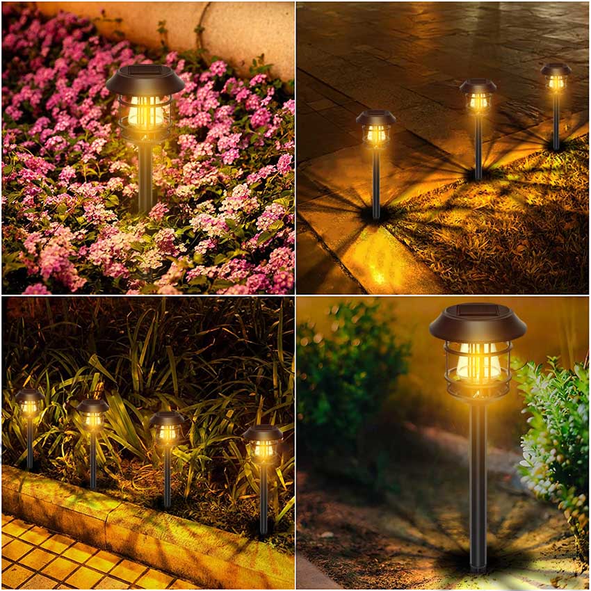 Outdoor Waterproof Solar Garden Lights Para sa Bakuran