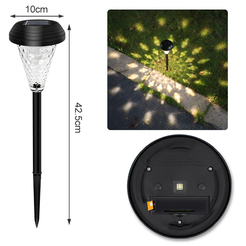 Solar Glass garden Dekorasyon spike Light