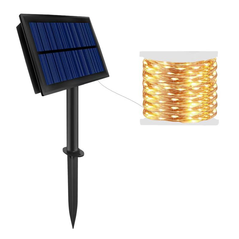 Solar Holiday Lights Outdoor Waterproof Garden Dekorasyon