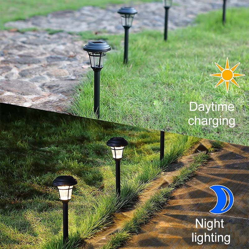 Solar Pathway Lights Para sa Walkway Yard sa Labas na Liwanag