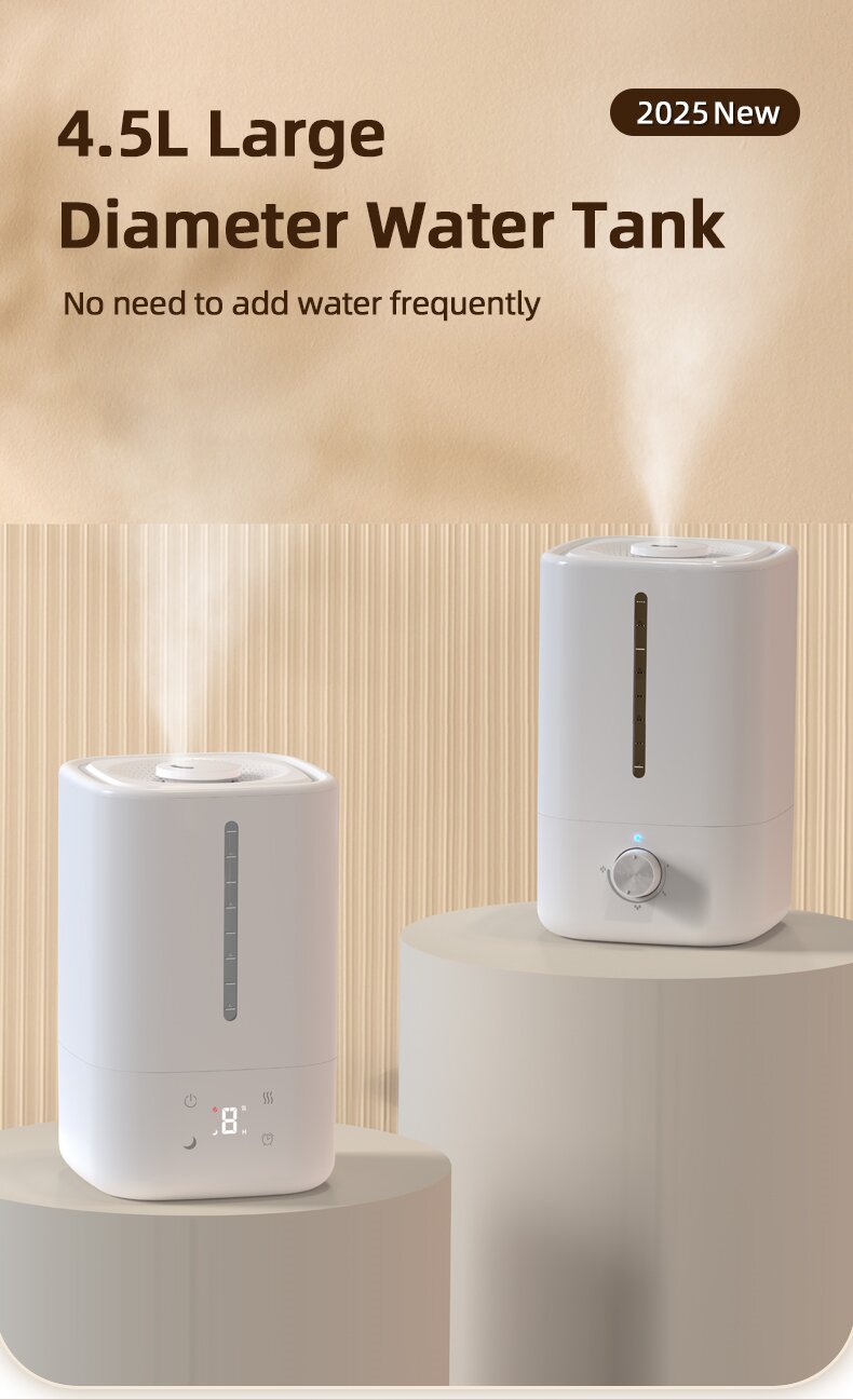 Tatlong-Speed ​​Control 4.5L Ultrasonic Cool Mist Ultrasonic humidifier