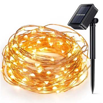 Solar Power Copper Wire String Light