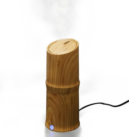 300ml Cool Mist Humidifier Ultrasonic Aroma Essential Oil Diffuser para sa Office Home Bedroom Living Room Study Yoga Spa - Wood Grain